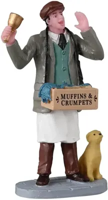 Lemax hot muffins and crumpets kerstdorp figuur type 2 Caddington Village 2023