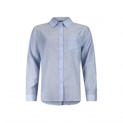 Poools - Blauw | Dames | Blouse | Blauw | 36 | regular | Kamst mode