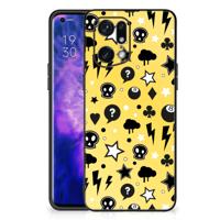 Telefoonhoesje OPPO Find X5 Pro Punk Geel Telefoonhoesje OPPO Find X5 Pro Punk Geel
