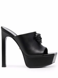 Versace mules La Medusa à plateforme - Noir
