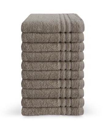 Byrklund Handdoek 50x100 cm 500gram Taupe - 10 stuks
