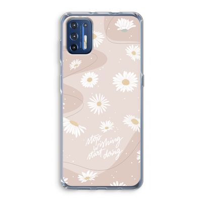 Daydreaming becomes reality: Motorola Moto G9 Plus Transparant Hoesje