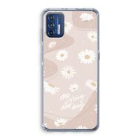 Daydreaming becomes reality: Motorola Moto G9 Plus Transparant Hoesje
