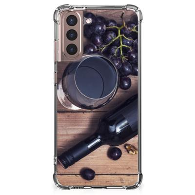 Samsung Galaxy S21 Plus Beschermhoes Wijn Samsung Galaxy S21 Plus Beschermhoes Wijn