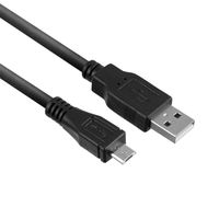 ACT AC3000 USB-kabel 1 m USB 2.0 USB A Micro-USB B Zwart - thumbnail
