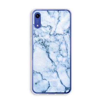 Blauw marmer: Honor Play 8A Transparant Hoesje