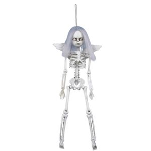 Fiestas Horror/halloween decoratie skelet/geraamte pop - engel des doods - 40 cm   -