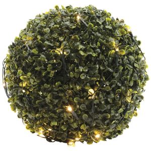 Buxus kerstverlichting lichtnetten warm wit 35 x 35 cm