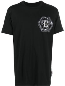 Philipp Plein t-shirt à logo imprimé - Noir