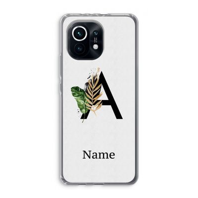 Charcoal Flora: Xiaomi Mi 11 Transparant Hoesje