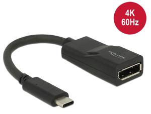 DeLOCK 62748 USB grafische adapter 4096 x 2160 Pixels Zwart