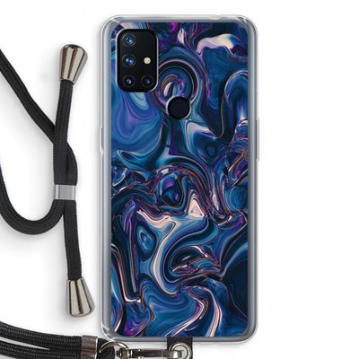 Mirrored Mirage: OnePlus Nord N10 5G Transparant Hoesje met koord