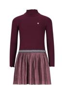 Like Flo winter jurk meisjes - rood - Miley - glitter rok