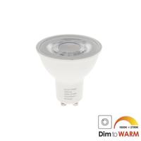 LED lamp GU10 7Watt dimbaar Dim to Warm