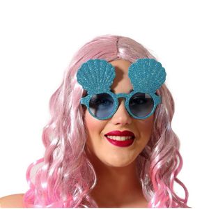 Carnaval/verkleed party bril Zeemeermin - Tropisch/beach/hawaii thema - plastic - volwassenen   -