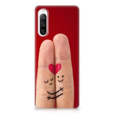 Sony Xperia 10 IV | Sillicone Back Cover | Liefde - Origineel Romantisch Cadeau