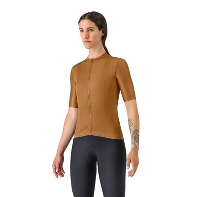 Castelli Unlimited W jersey korte mouw bruin dames