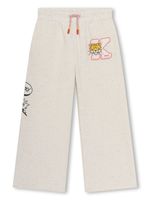 Kenzo Kids pantalon de jogging à logo imprimé - Tons neutres - thumbnail