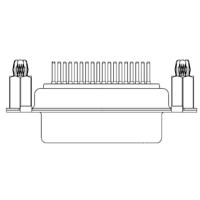 Molex 1731130068 D-sub connector Aantal polen: 15 Soldeerpennen 1 stuk(s) Box