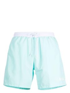 BOSS short de bain Starfish à logo imprimé - Bleu