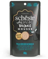 Schesir After Dark Velvet mousse kip & kwartelei 80g Schesir After Dark Velvet mousse kip & kwartelei 80g
