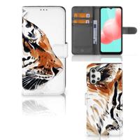 Hoesje Samsung Galaxy A32 5G Watercolor Tiger Hoesje Samsung Galaxy A32 5G Watercolor Tiger