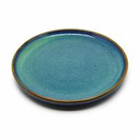 Ontbijtbord Keramisch Turquoise - thumbnail