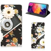 Samsung Galaxy A50 Stand Case Vintage Camera