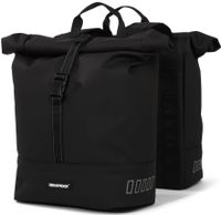 UrbanProof Urbanproof rolltop dubbele fietstas 38 liter zwart