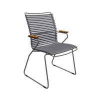 Houe Click Dining Tall tuinstoel Dark Grey
