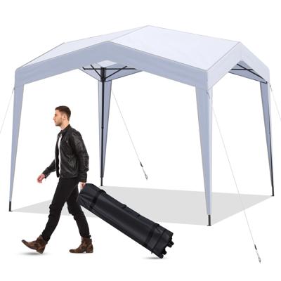 Paviljoen 3x3 m Vouwpaviljoen met Rolltas 8 Haringen & 4 Windtouwen Tuinpaviljoen Waterdicht Stevig Winterbestendig (zonder Muggennet)