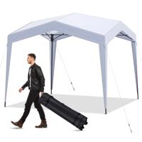 Paviljoen 3x3 m Vouwpaviljoen met Rolltas 8 Haringen & 4 Windtouwen Tuinpaviljoen Waterdicht Stevig Winterbestendig (zonder Muggennet)