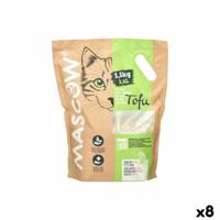 Kattenbakvulling 1,5 Kg Soya Wit (8 Stuks)