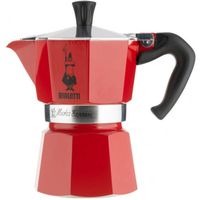 Bialetti Moka Express koffiezetapparaat - rood - 3 kopjes - thumbnail