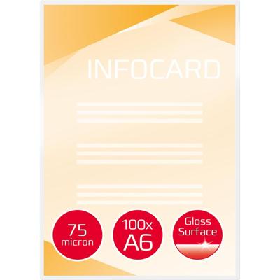 GBC Document lamineerhoes ft A6, 150 micron (2 x 75 micron), pak van 100 stuks