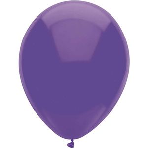 Ballonnen - paars - verjaardag/thema feest - 100x stuks - 29 cm   -