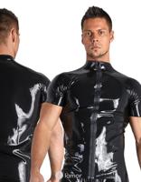 * LATE X Latex Heren shirt, LX2910349
