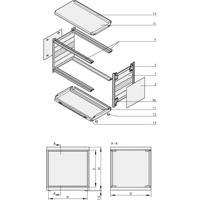 nVent SCHROFF 24571187 Behuizing 177 x 435.5 Meerdere kleuren 1 stuk(s)