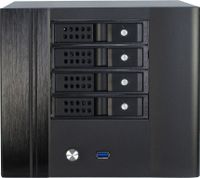 Inter-Tech SC-4004 Mini-tower PC-behuizing Zwart - thumbnail