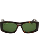 Off-White Eyewear lunettes de soleil Lucio à monture rectangulaire - Vert