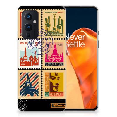 OnePlus 9 | Silliconen Back Cover | Postzegels