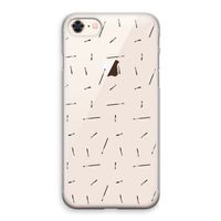 Hipster stripes: iPhone 8 Transparant Hoesje