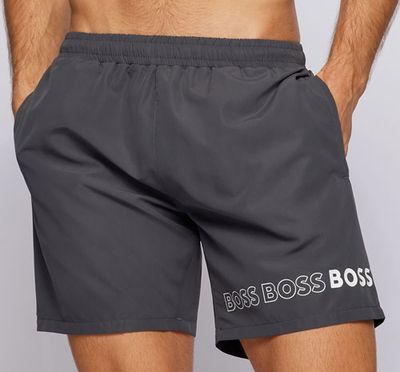 Hugo Boss Dolphin zwemshort donker grijs