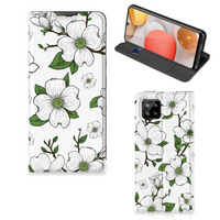 Samsung Galaxy A42 Smart Cover Dogwood Flowers - thumbnail