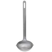 Gerimport Soep/saus opscheplepel - metaal - zilver - 27 cm - keukengerei - soeplepel