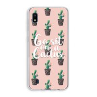Cactus quote: Samsung Galaxy A10 Transparant Hoesje