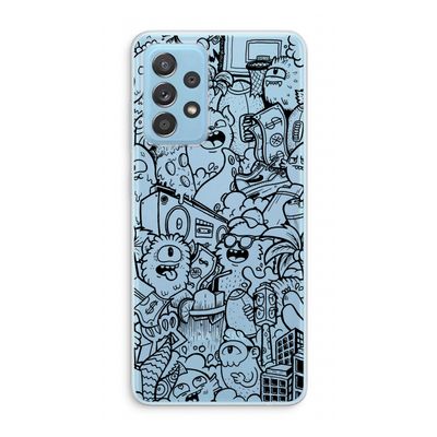 Vexx Black City : Samsung Galaxy A73 Transparant Hoesje