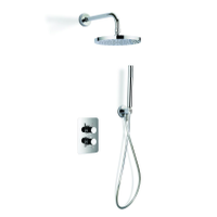 Sub Inbouwset  Kiruna vierkant met staafhanddouche - thumbnail