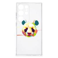 Samsung Galaxy S24 Ultra Telefoonhoesje met Naam Panda Color - thumbnail