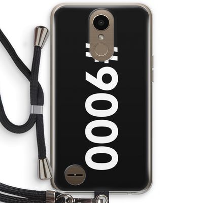 #9000: LG K10 (2017) Transparant Hoesje met koord